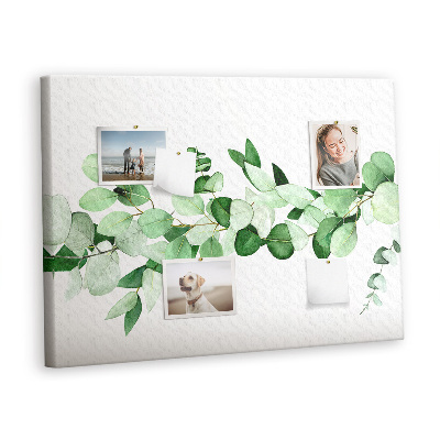 Painel em cortiça Um ramo de uma planta