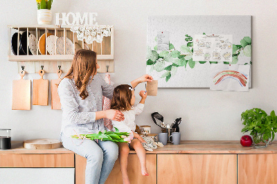 Painel em cortiça Um ramo de uma planta