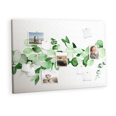 Painel em cortiça Um ramo de uma planta