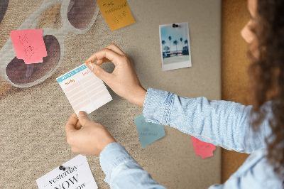 Quadro de aviso de cortiça Viagem de férias