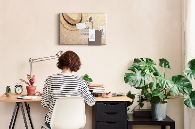 Quadro de aviso de cortiça Viagem de férias