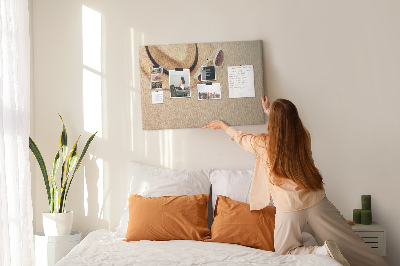 Quadro de aviso de cortiça Viagem de férias