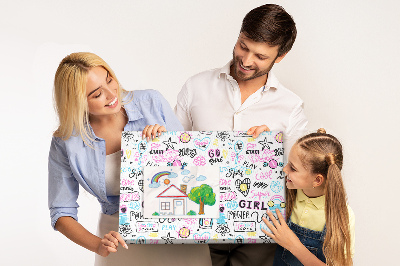 Painel em cortiça Padrão de rabisco