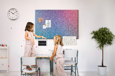 Quadro de aviso de cortiça Padrão de gradiente