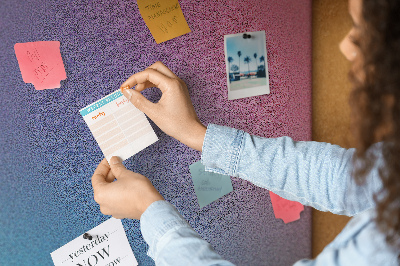 Quadro de aviso de cortiça Padrão de gradiente