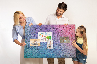 Quadro de aviso de cortiça Padrão de gradiente