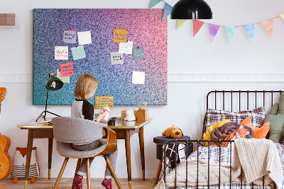 Quadro de aviso de cortiça Padrão de gradiente