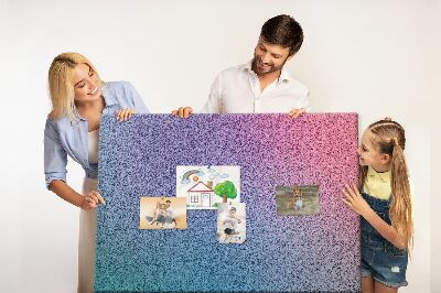 Quadro de aviso de cortiça Padrão de gradiente