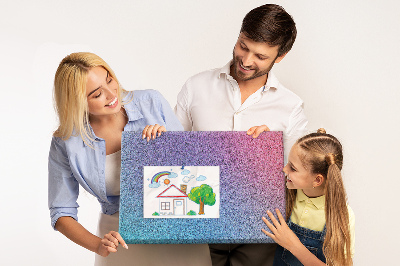 Quadro de aviso de cortiça Padrão de gradiente