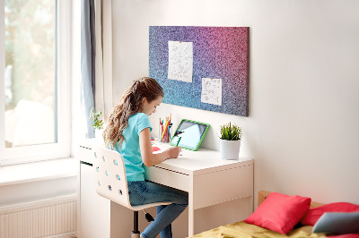 Quadro de aviso de cortiça Padrão de gradiente