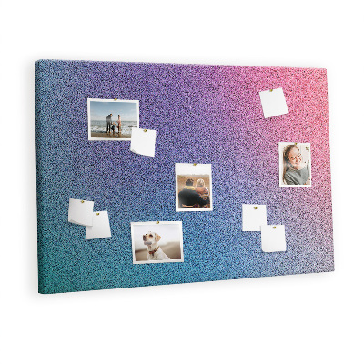 Quadro de aviso de cortiça Padrão de gradiente