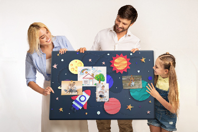 Quadro em cortiça Espaço infantil