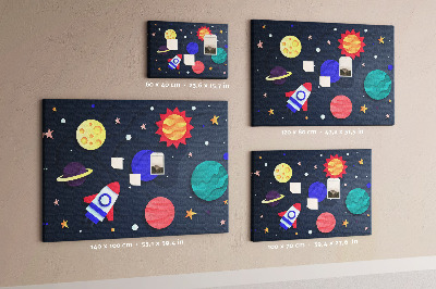 Quadro em cortiça Espaço infantil