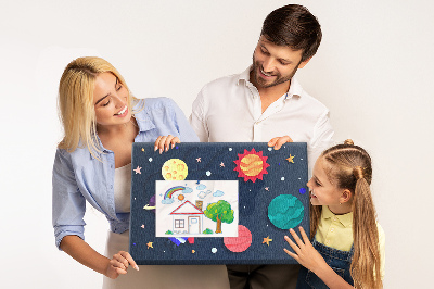 Quadro em cortiça Espaço infantil