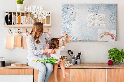 Quadro de aviso de cortiça Esboço de plantas