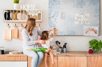 Quadro de aviso de cortiça Esboço de plantas