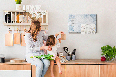 Quadro de aviso de cortiça Esboço de plantas