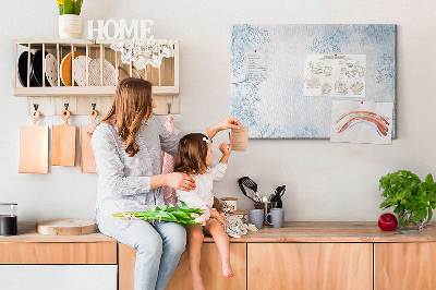 Quadro de aviso de cortiça Esboço de plantas