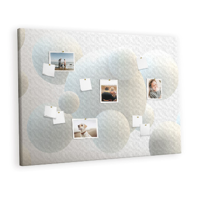 Quadro em cortiça Bolas de abstração