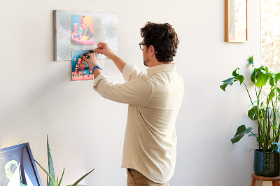 Quadro em cortiça Bolas de abstração