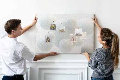 Quadro em cortiça Bolas de abstração