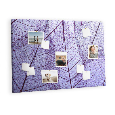 Quadro de aviso de cortiça Deixa a natureza