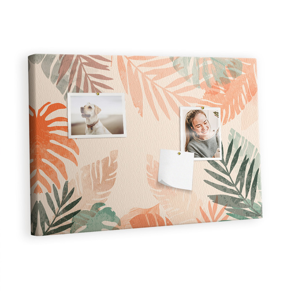 Quadro em cortiça Folhas botânicas