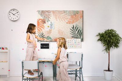 Quadro em cortiça Folhas botânicas