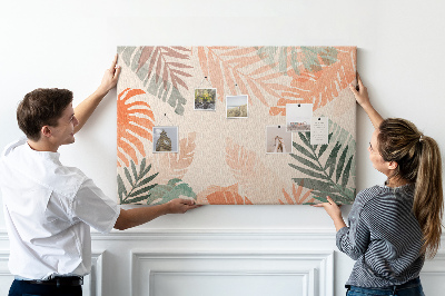 Quadro em cortiça Folhas botânicas