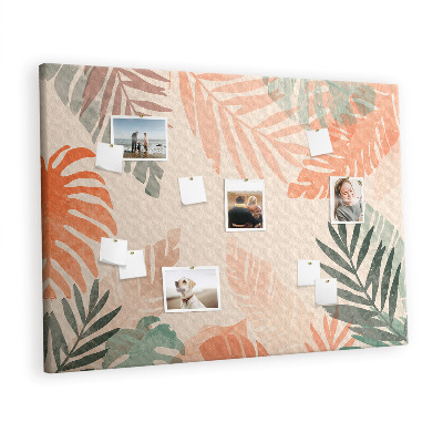 Quadro em cortiça Folhas botânicas