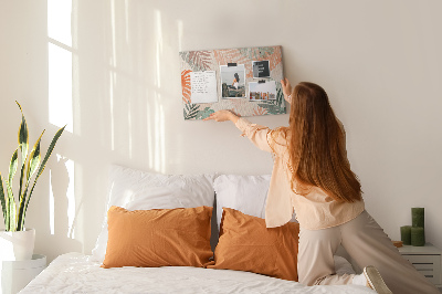 Quadro em cortiça Folhas botânicas