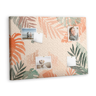 Quadro em cortiça Folhas botânicas