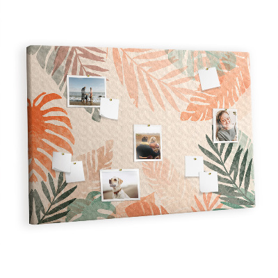 Quadro em cortiça Folhas botânicas