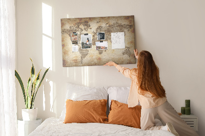 Quadro em cortiça Mapa antigo