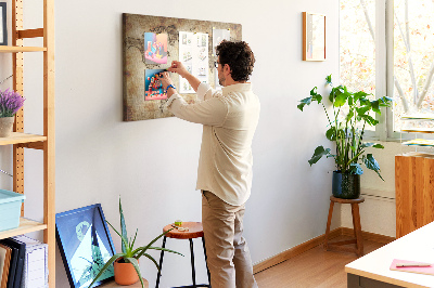 Quadro em cortiça Mapa antigo