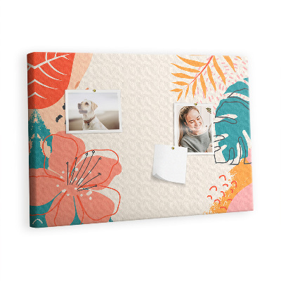 Quadro em cortiça Férias tropicais