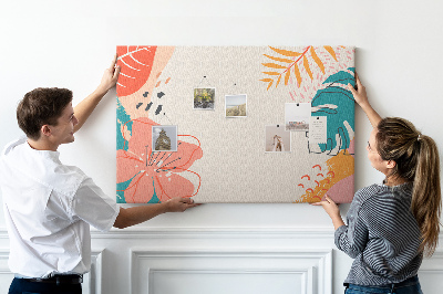 Quadro em cortiça Férias tropicais