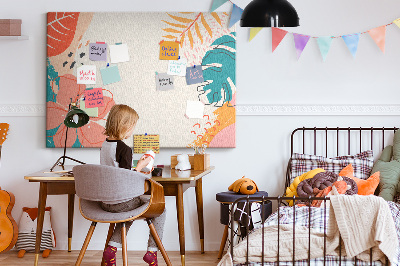 Quadro em cortiça Férias tropicais