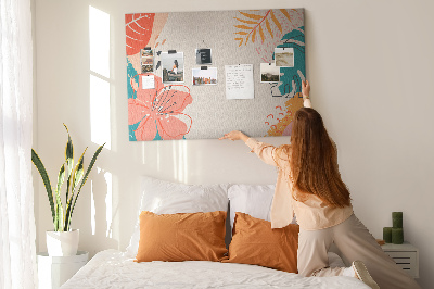 Quadro em cortiça Férias tropicais