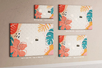 Quadro em cortiça Férias tropicais