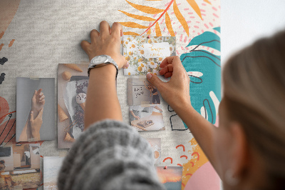 Quadro em cortiça Férias tropicais