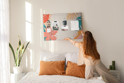 Quadro em cortiça Férias tropicais