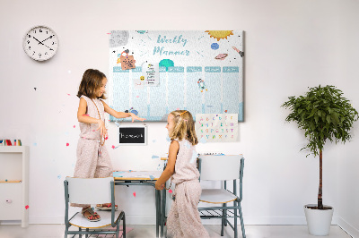 Painel em cortiça Planejador Galaxy