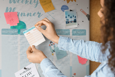 Painel em cortiça Planejador Galaxy