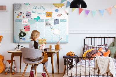 Painel em cortiça Planejador Galaxy