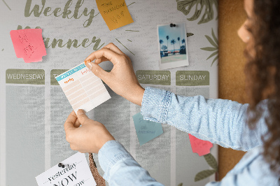 Painel em cortiça Planejador de safári