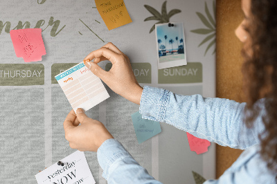 Painel em cortiça Planejador de safári