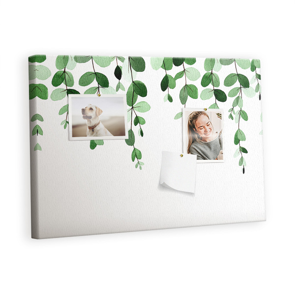 Painel em cortiça Folhas de plantas