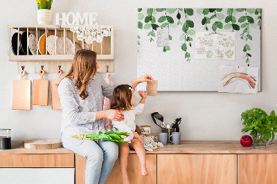 Painel em cortiça Folhas de plantas