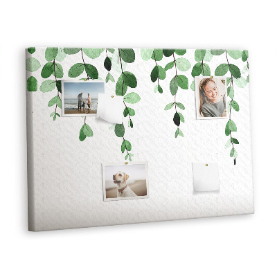 Painel em cortiça Folhas de plantas